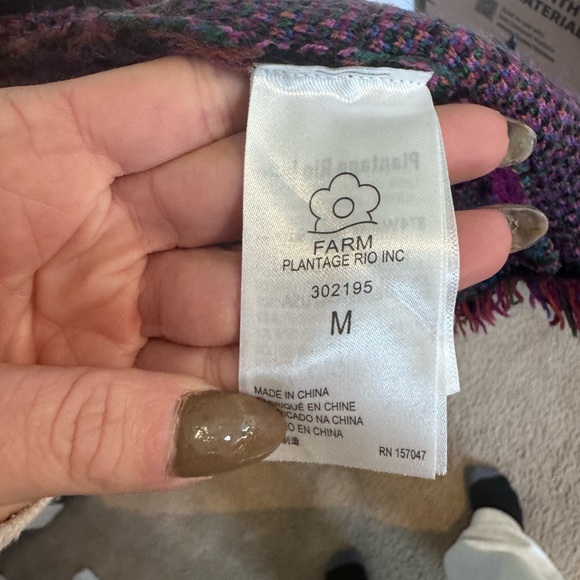 FARM RIO Ainika Tapestry Cardigan Sz M - Picture 4 of 7